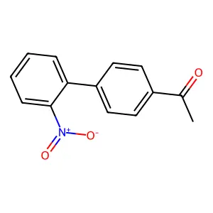 4-Acetyl-2'-nitrobiphenyl structure
