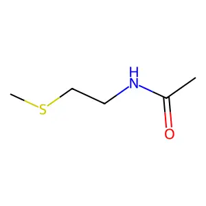 N-(2-methylsulfanylethyl)acetamide structure