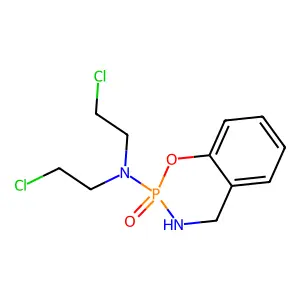 N,N-bis(2-chloroethyl)-2-oxo-3,4-dihydro-1,3,2 structure
