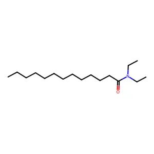 N,N-diethyltridecanamide structure