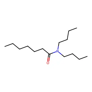 N,N-dibutylheptanamide structure