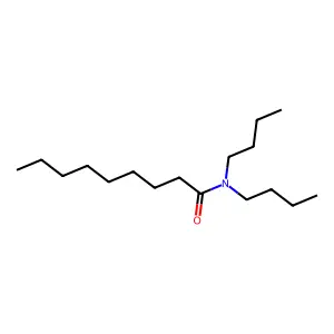 N,N-dibutylnonanamide structure