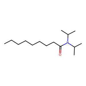 N,N-di(propan-2-yl)nonanamide structure