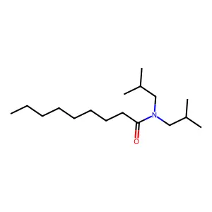 N,N-双(2-甲基丙基)壬酰胺 structure