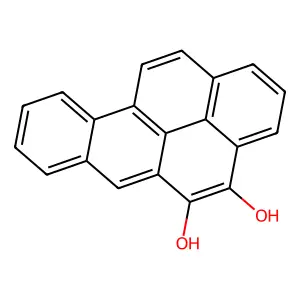 Benzo(a)pyrene-4,5-diol structure