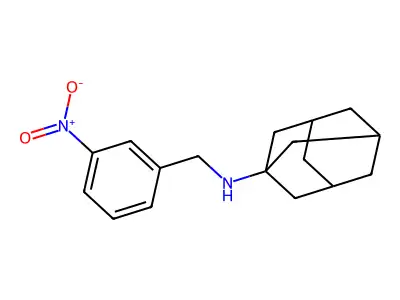 1-Adamantyl(3-nitrobenzyl)amine structure