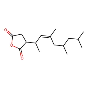 3-(4,6,8-Trimethylnon-3-en-2-yl)oxolane-2,5-dione structure