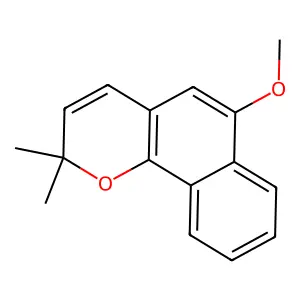 6-Methoxy-2,2-dimethyl-2H-naphtho(1,2-b)pyran structure
