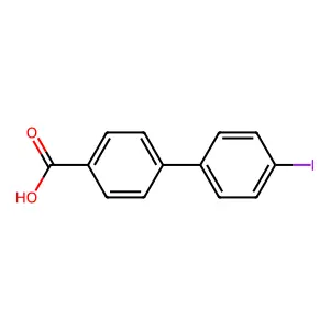 4'-Iodobiphenyl-4-carboxylic acid structure