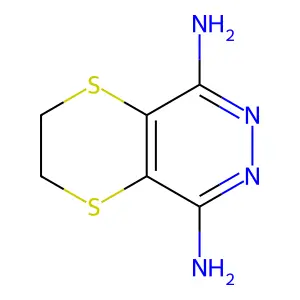 2,3-Dihydro-[1,4]dithiino[2,3-d]pyridazine-5,8-diamine structure