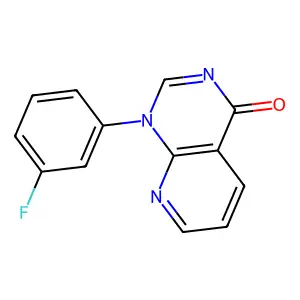 1-(3-fluorophenyl)pyrido[2,3-d]pyrimidin-4(1H)-one structure