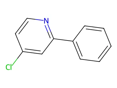 4-Chloro-2-phenylpyridine structure