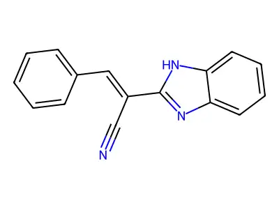 2-(1H-苯并咪唑-2-基)-3-苯基丙烯-2-腈 structure