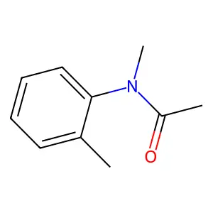 Acetamide, N-methyl-N-(2-methylphenyl)- structure