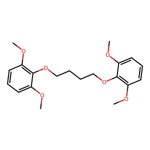 2-[4-(2,6-Dimethoxyphenoxy)butoxy]-1,3-dimethoxybenzene structure