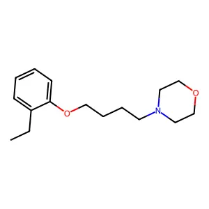 4-[4-(2-Ethylphenoxy)butyl]morpholine structure