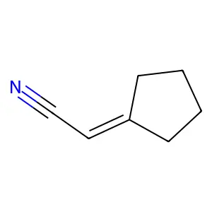 环戊叉基乙腈 structure