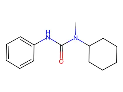 1-Cyclohexyl-1-methyl-3-phenylurea structure