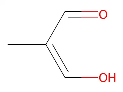 2-Propenal, 3-hydroxy-2-methyl- structure
