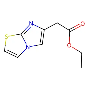 Ethyl 2-(imidazo(2,1-b)(1,3)thiazol-6-yl)acetate structure