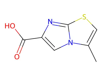 3-Methylimidazo[2,1-b][1,3]thiazole-6-carboxylic acid structure