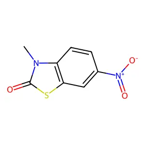 2(3H)-benzothiazolone, 3-methyl-6-nitro- structure