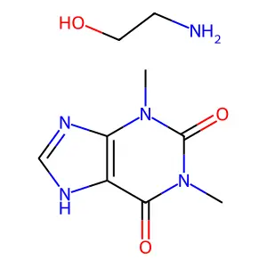 Theophylline olamine structure