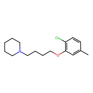 1-[4-(2-Chloro-5-methylphenoxy)butyl]piperidine structure