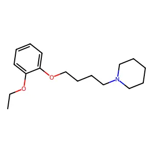 1-[4-(2-Ethoxyphenoxy)butyl]piperidine structure