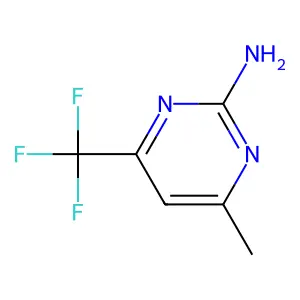 4-Methyl-6-(trifluoromethyl)-2-pyrimidinamine structure