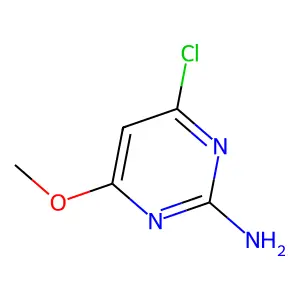 4-氯-6-甲氧基嘧啶-2-胺 structure
