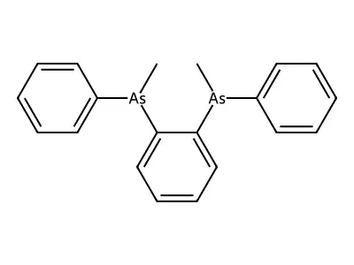 Methyl-[2-[methyl(phenyl)arsanyl]phenyl]-phenylarsane structure