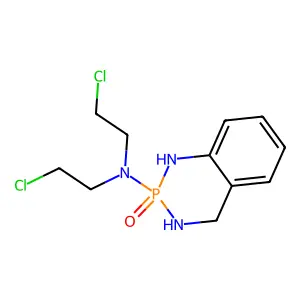 N,N-bis(2-chloroethyl)-2-oxo-3,4-dihydro-1H-1,3,2 structure