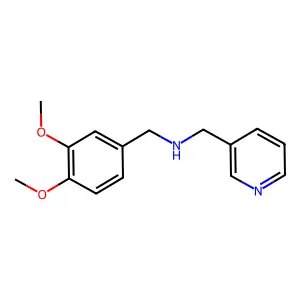 (3,4-Dimethoxy-benzyl)-pyridin-3-ylmethyl-amine structure
