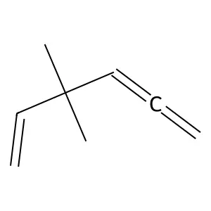 2,2-Dimethyl-1,3,5-hexatriene structure