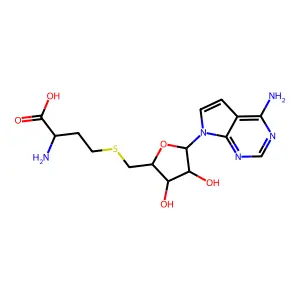 S-tubercidinylhomocysteine structure