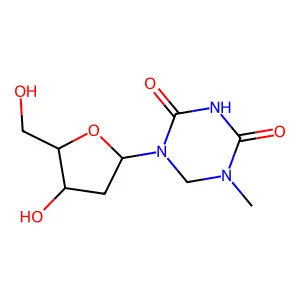 5,6-Dihydro-5-azathymidine structure