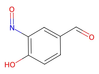 4-Hydroxy-3-nitrosobenzaldehyde structure