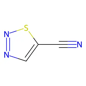 5-Cyano-1,2,3-thiadiazole structure
