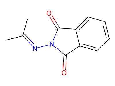 2-(Propan-2-ylideneamino)isoindole-1,3-dione structure