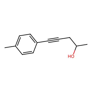 Tolylpent-1-yn-4-ol structure