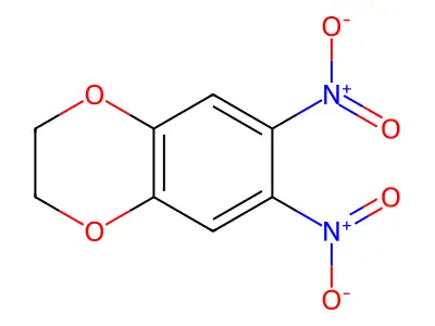 6,7-Dinitro-2,3-dihydro-1,4-benzodioxine structure