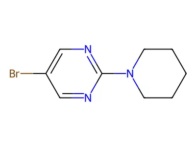5-Bromo-2-(piperidin-1-yl)pyrimidine structure