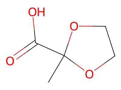 2-Methyl-1,3-Dioxolane-2-Carboxylic Acid structure
