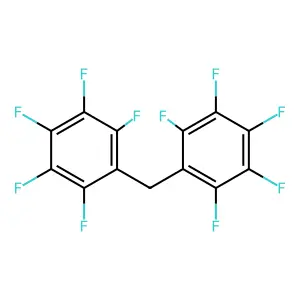 Bis(pentafluorophenyl)methane structure