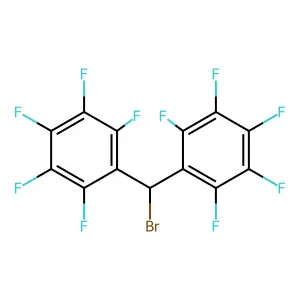 Benzene, 1,1'-(bromomethylene)bis(2,3,4,5,6-pentafluoro- structure