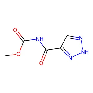 methyl N-(2H-triazole-4-carbonyl)carbamate structure