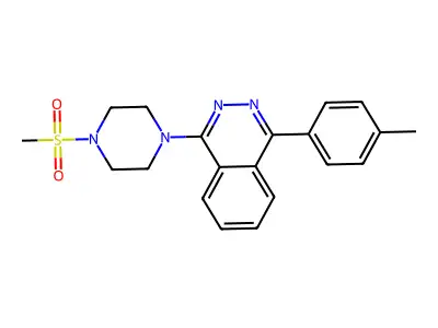1-(4-Methylphenyl)-4-(4-methylsulfonylpiperazin-1-yl)phthalazine structure