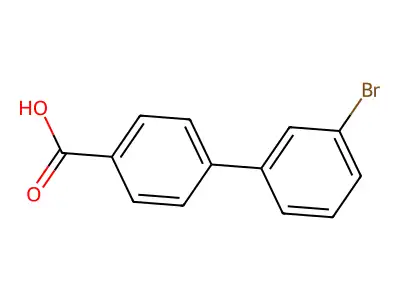 3'-Bromo-biphenyl-4-carboxylic acid structure