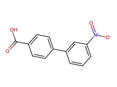 4-(3-nitrophenyl)benzoic Acid structure